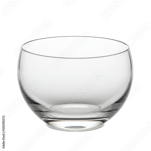 Glass Bowl, Clear Glassware, Empty Bowl