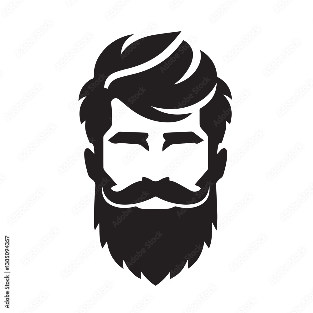 Silhouette Profile of a Smiling Person Silhouette Profile of a Smiling Person