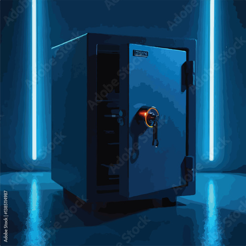 Safe with combination lock