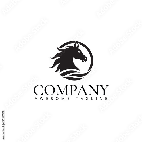 horse vector logo best for sport races