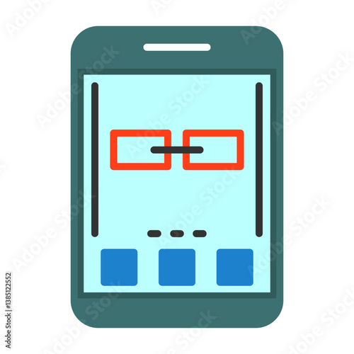 Link Flat Icon Style