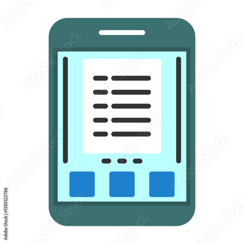 List Flat Icon Style