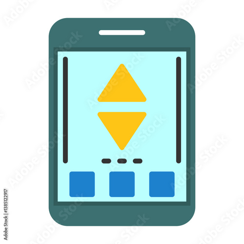 Sort Flat Icon Style