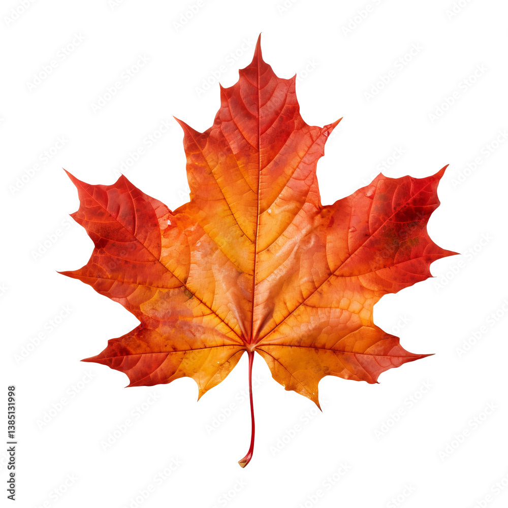 Fototapeta premium maple leaf isolated on white