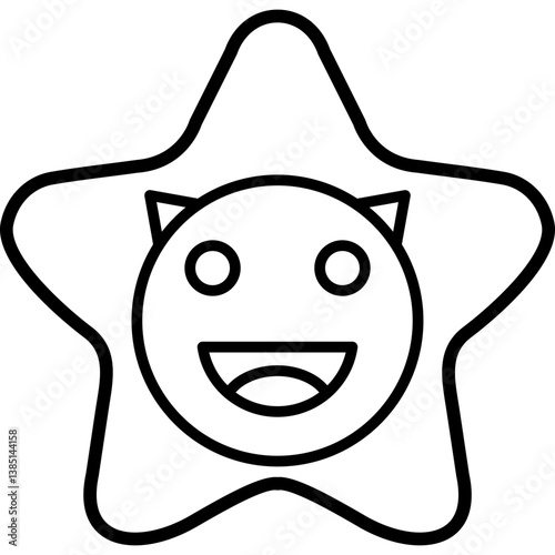 Devil Star Icon