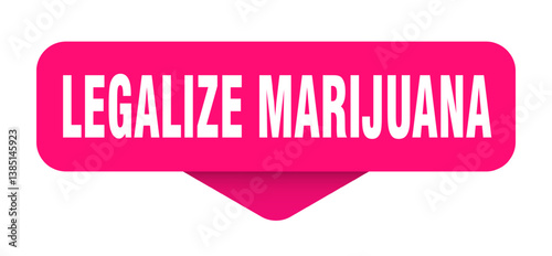 legalize marijuana sticker. legalize marijuana sign on transparent background
