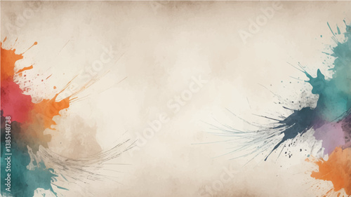 abstract grunge texture panoramic background