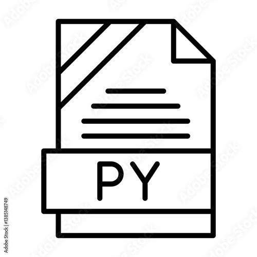 SITX File Format Outline Style Icon
