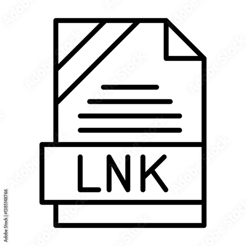 RM File Format Outline Style Icon