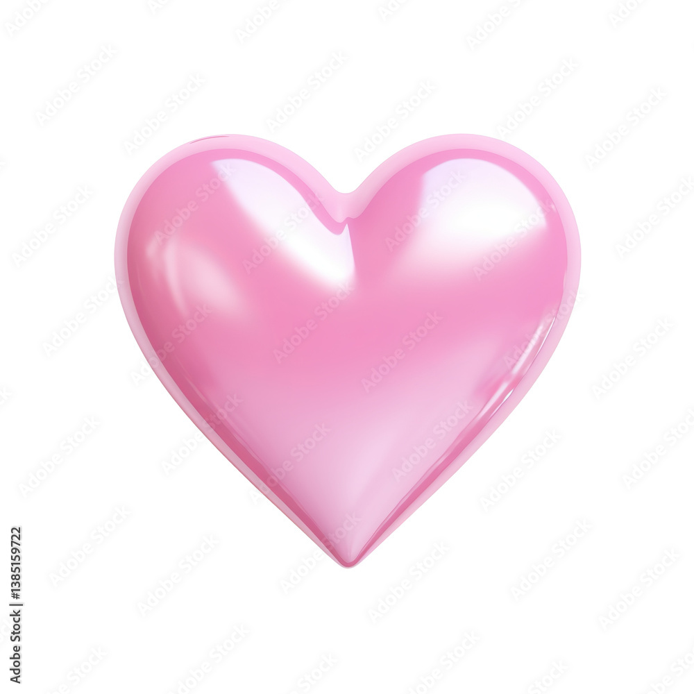 pink heart on white background pink heart on white background