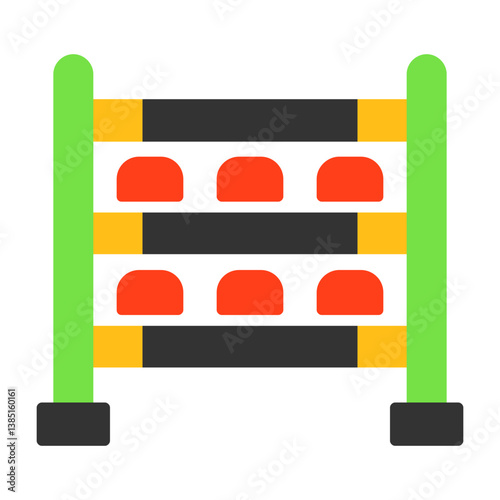 Shoe rack Vector Flat Style Icon