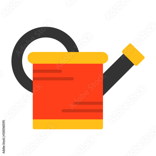 Watering can Vector Flat Style Icon