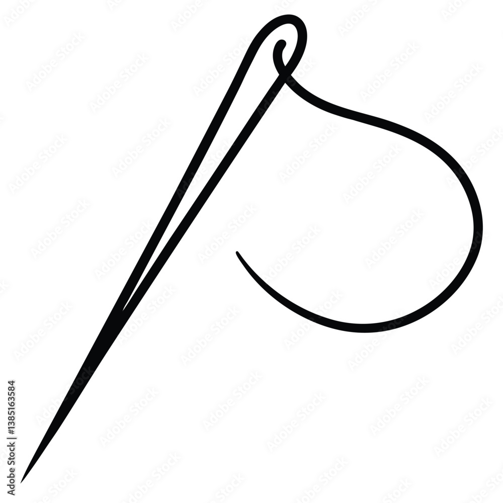 Minimalist Needle & Thread Element Minimalist Needle & Thread Element
