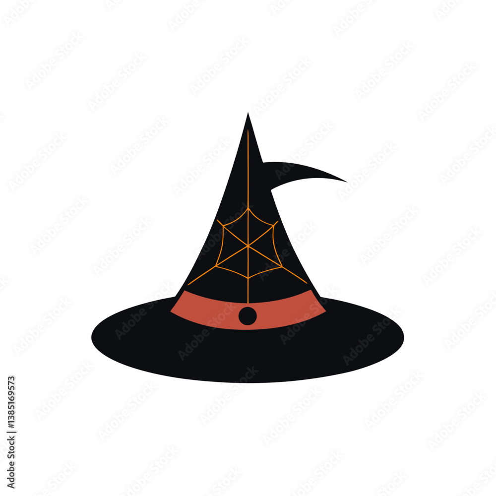 Fototapeta premium halloween witch hat