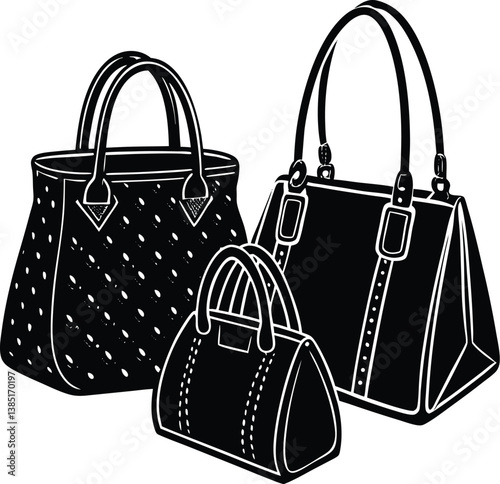 set of women bags