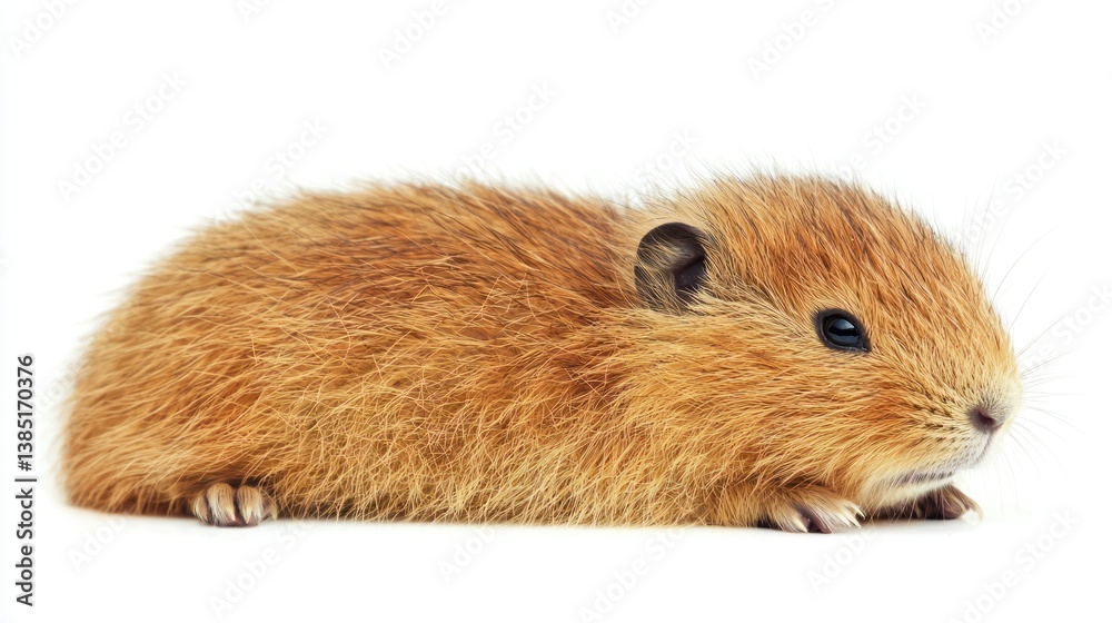Fototapeta premium Lemming isolated on white background