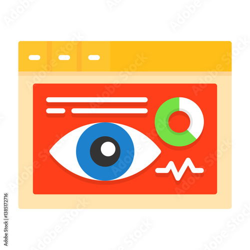 Impressions Flat Style Icon