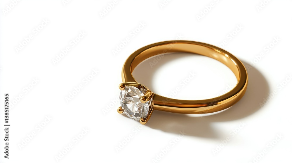 Elegant ring with a diamond design for wedding white background, crafted to shine and symbolize love, commitment, or bold style Photorealistic Elegant ring with a diamond design for wedding white background, crafted to shine and symbolize love, commitment, or bold style Photorealistic
