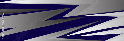 Abstract car decal wrap blue and silver gradient  background design, grunge halftone splash striking motorsport racing stripes, sporty modern speedy sticker vinyl livery vector