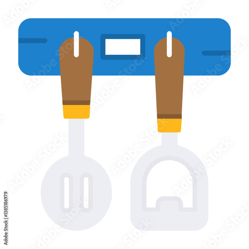 Rack Flat Style Icon 
