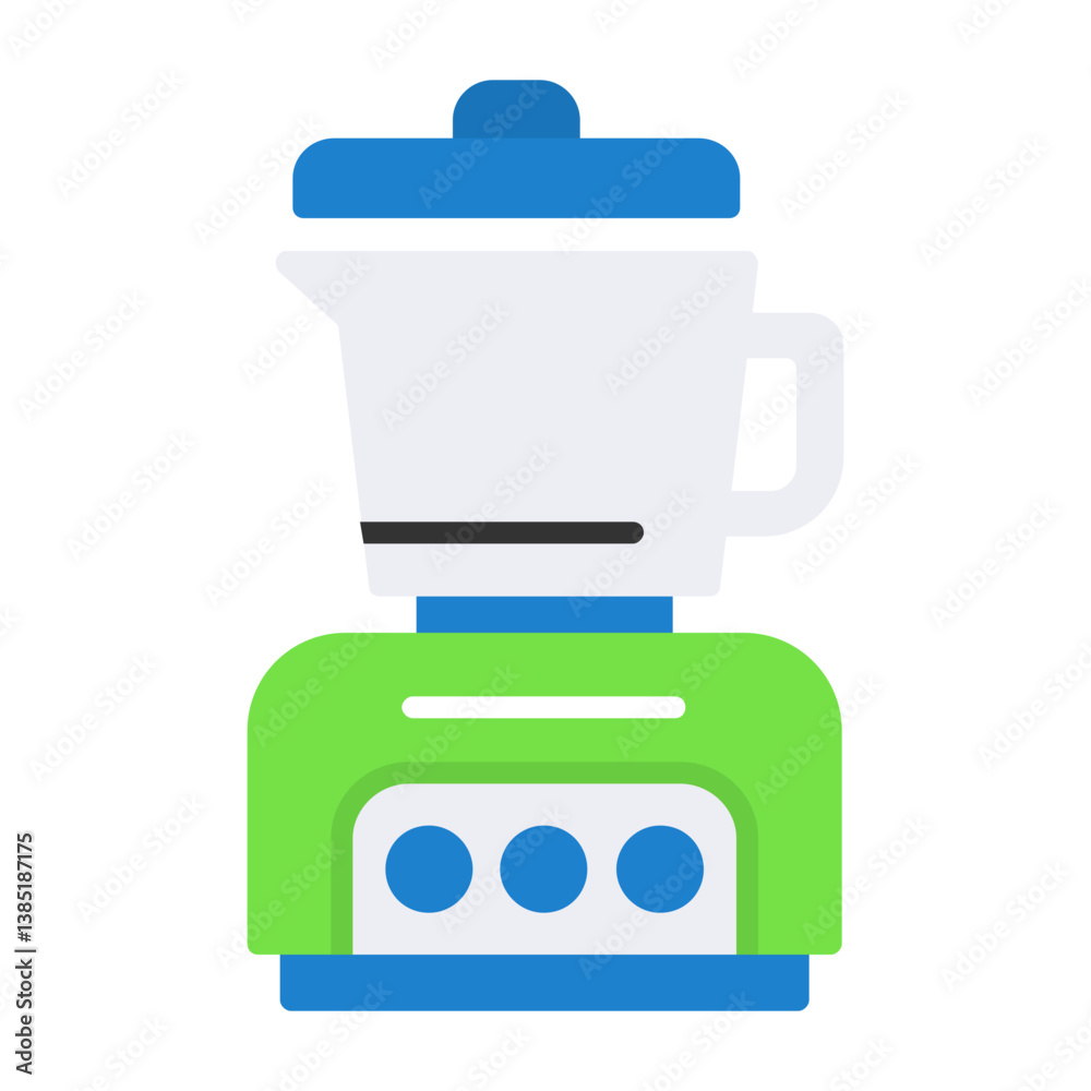 Mixer blender Flat Style Icon Mixer blender Flat Style Icon