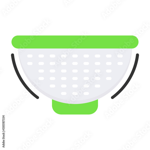 Strainer Flat Style Icon 