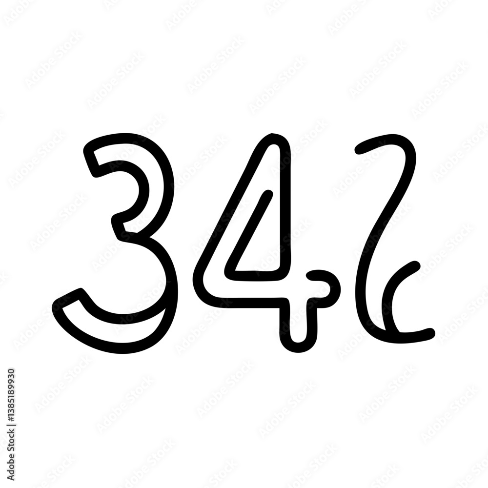 arabic number icon flat vector arabic number icon flat vector