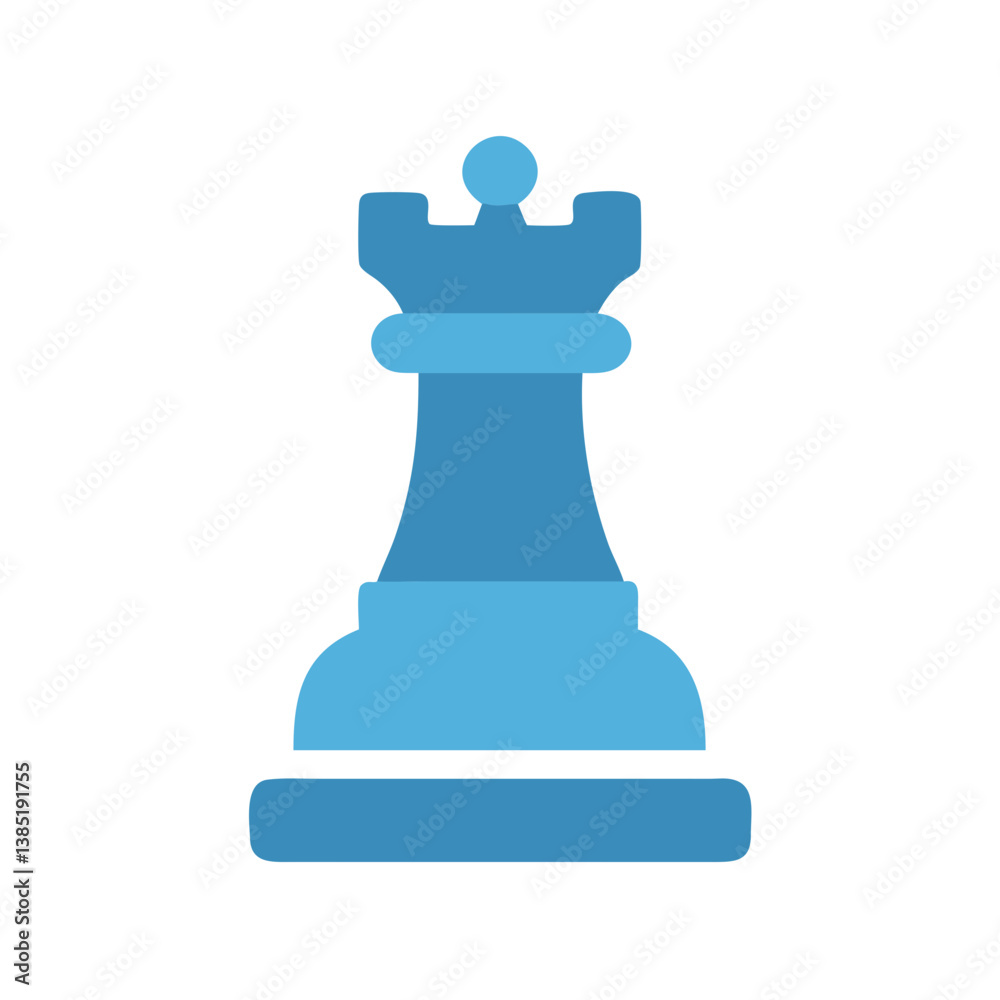 Icon of Chess Piece for Game Strategy Icon of Chess Piece for Game Strategy
