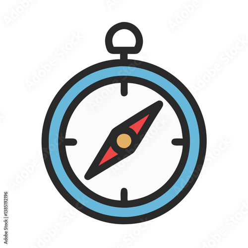  Dynamic Compass Icon for Navigation