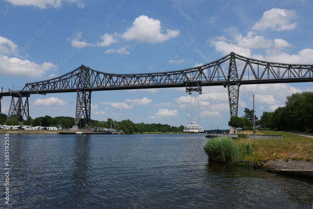 Eisenbahnhochbrücke in Rendsburg