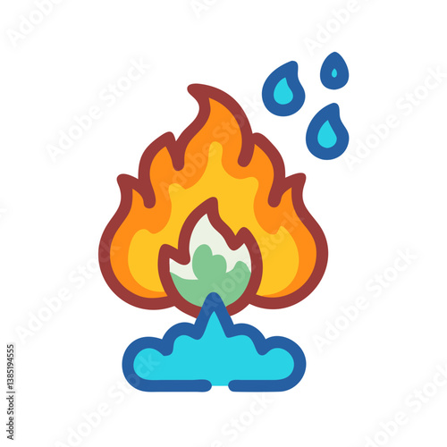  Stylish Elemental Fire Icon for Sorcery