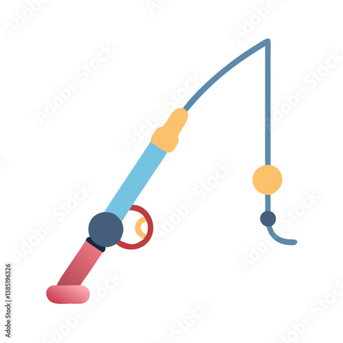  Dynamic Fishing Rod Icon for Outdoor Activities