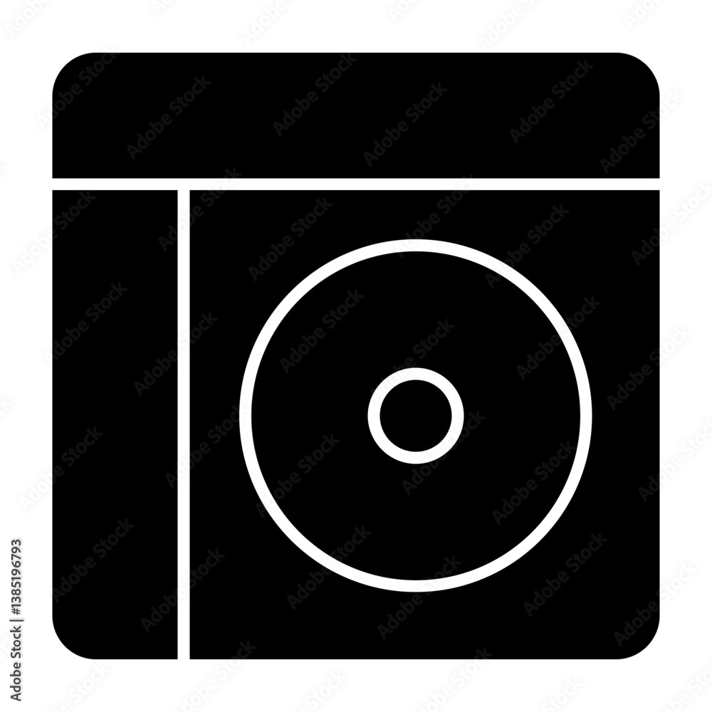 Compact Disk Icon Compact Disk Icon