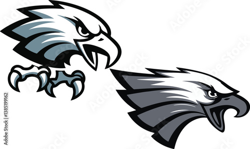 eagle tattoo vector