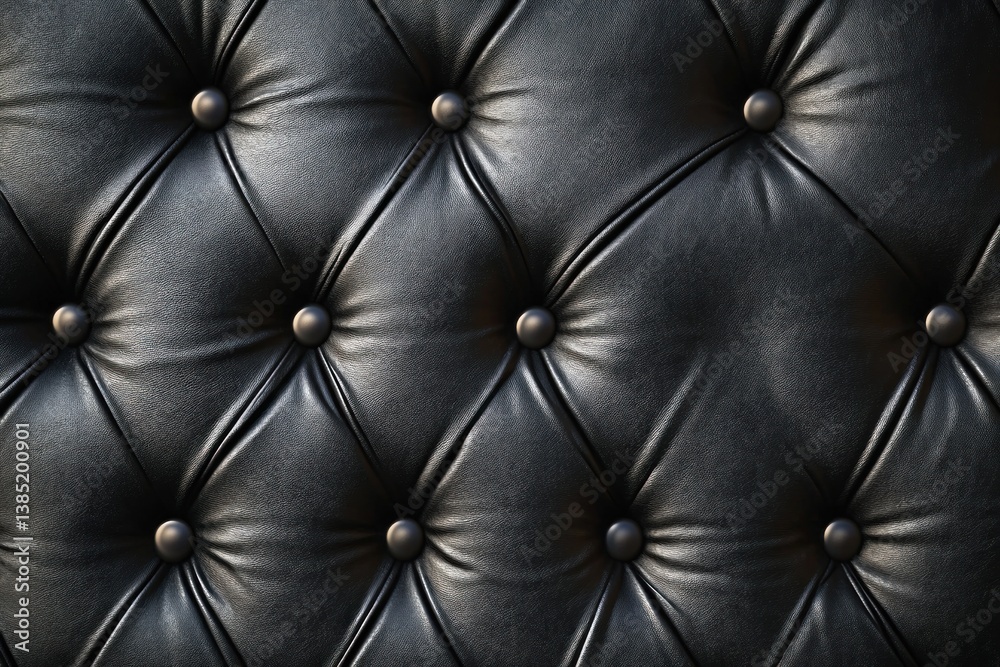 Naklejka premium A rich black leather texture serves as a backdrop to highlight topics such as tariffs, customs duties, and aspects of a trade war