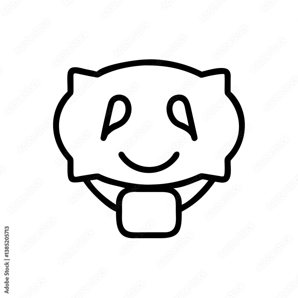 discord icon flat vector discord icon flat vector