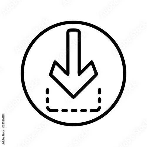 download icon flat vector