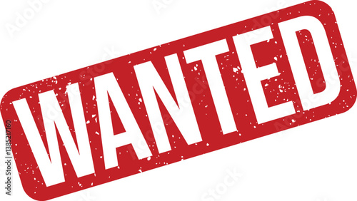 stempel Wanted.Wanted sign on red ink,wanted vector,wanted label,wanted sticker on white background	