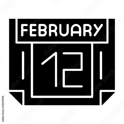 12 February Solid Style Icon