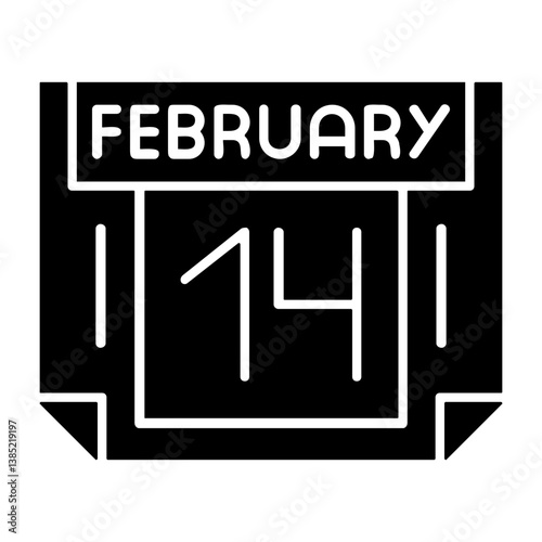 14 February Solid Style Icon