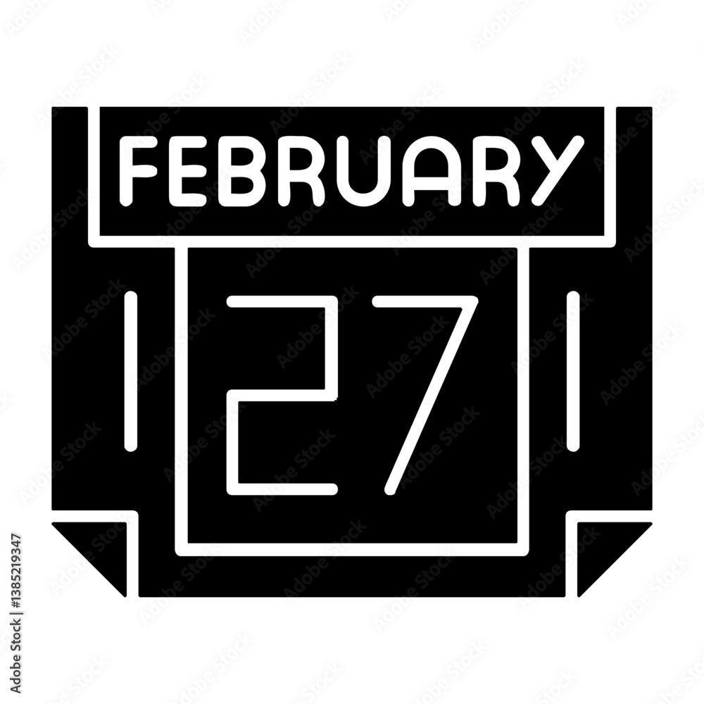 27 February Solid Style Icon