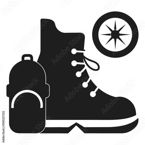 Hiking Boots, Backpack, and Compass Gear for Your Next Adventure