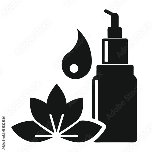 Natural Skincare Serum Lotus Flower Extract, Moisturizing Face Oil, Hydrating Beauty Essence
