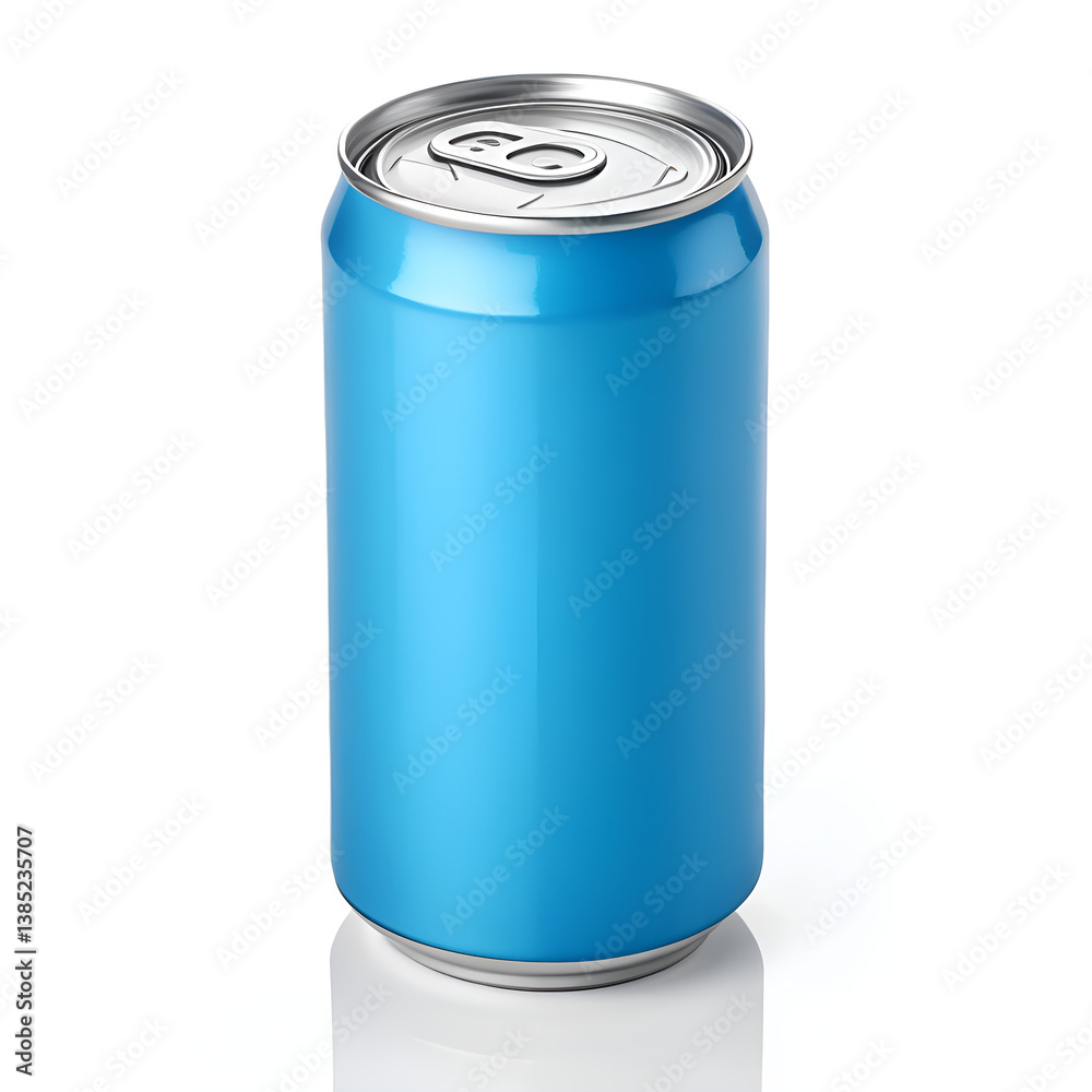 Soft blue colour water can with fully white background. Soft blue colour water can with fully white background.