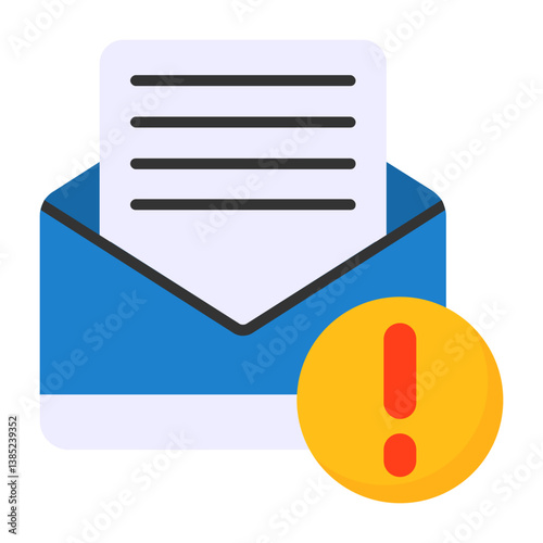 Mail Flat Style Icon