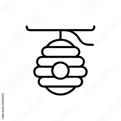 hive flat vector