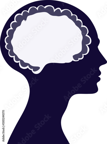 human head with speech bubble