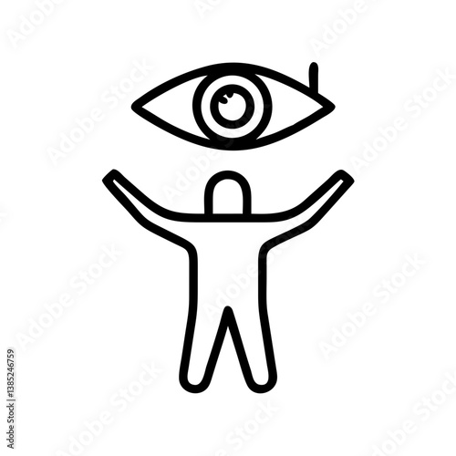 watcher flat vector