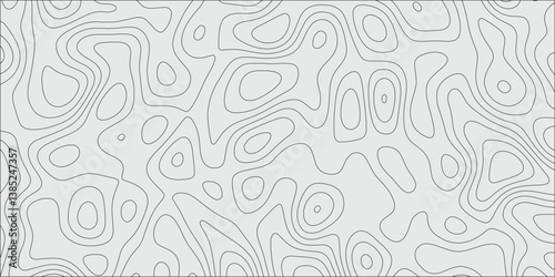 Elevation line design inspired by geography and topographic map illustration

