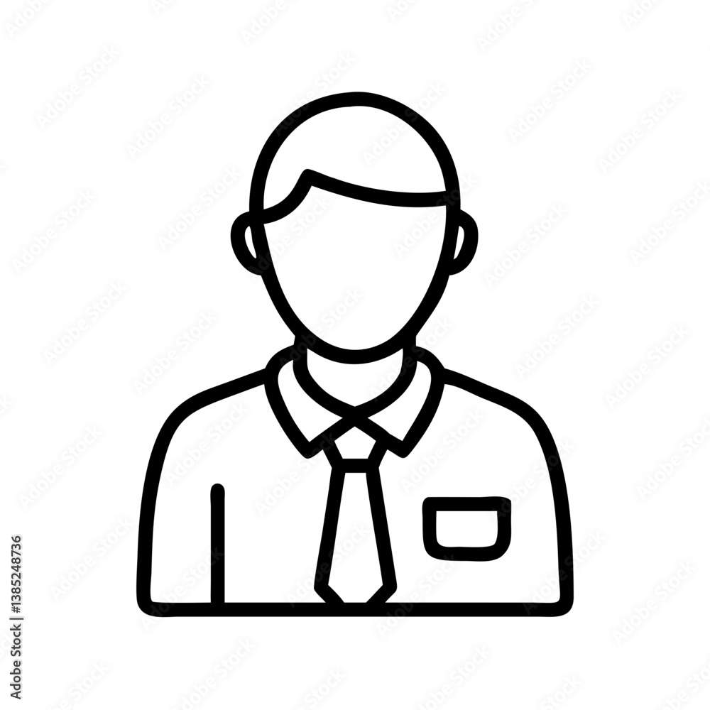 supervisor flat vector supervisor flat vector